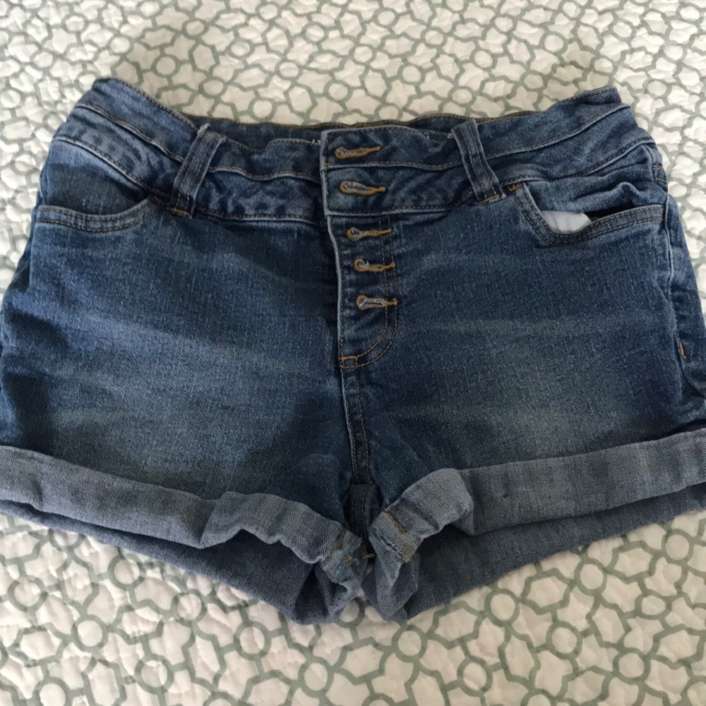 Blue shorts